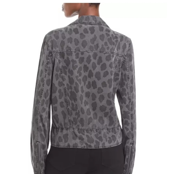 BLANKNYC LEOPARD MOTO JACKET SIZE LARGEFits true - Picture 2 of 14